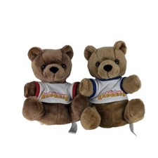 McGraw-Hill Teddy Bear Hand Puppet Early DLM Childhood Express Shirt Lot Vintage