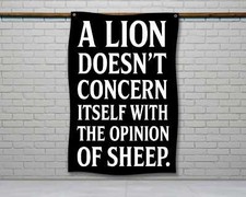 Motivational Gym Flag - Custom Home Gym Decor