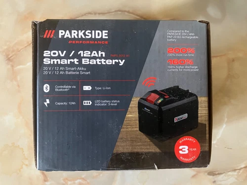 PARKSIDE 12Ah 20V PERFORMANCE Smart Batterie PAPS 208 A1, NEUF