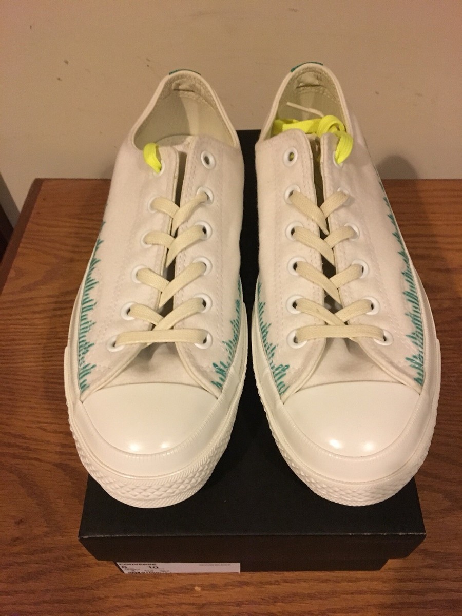 Converse Chuck Taylor CT 1970 OX White Green 143286C Size 8 Converse Chuck Taylor CT 1970 OX White Green 143286C Size 8