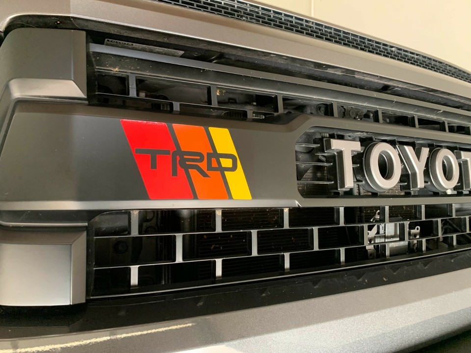Retro TRD Stripes, Decals, Stickers, Fits Toyota Tundra TRD Pro | eBay