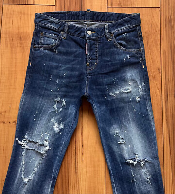100%ORIG DSQUARED COOL GIRL CROPPED JEAN JEANS GR. ITAL. 38 S/S17 S72LA0939