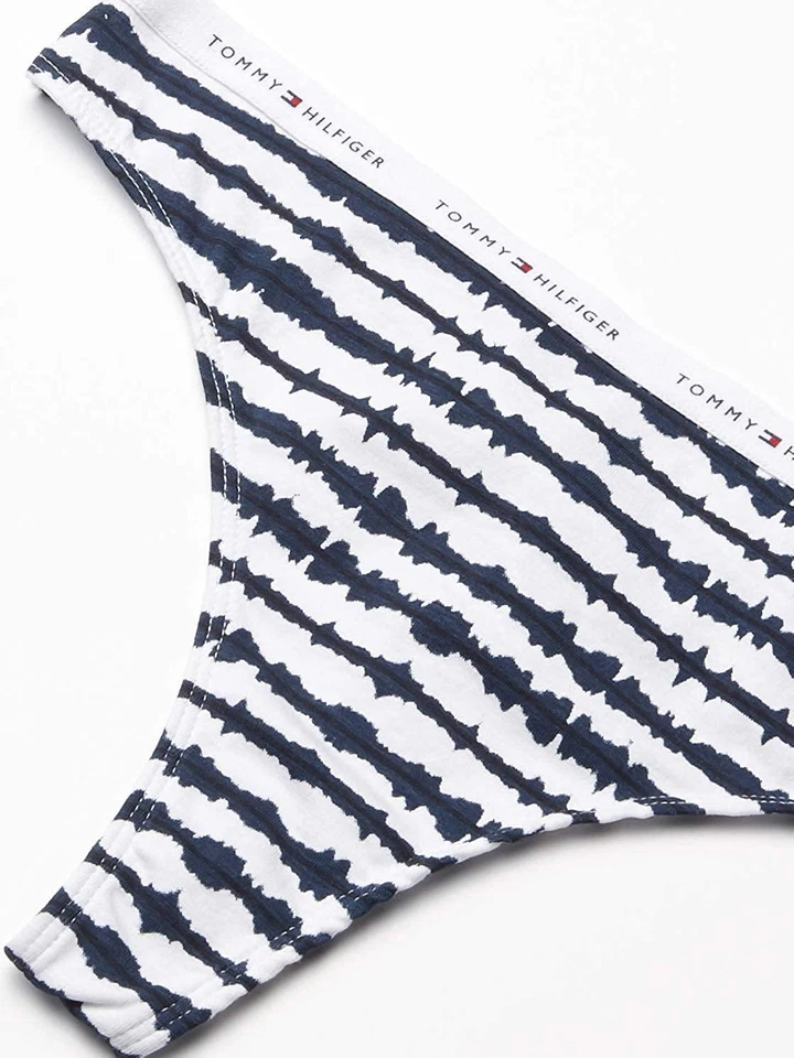 Tommy Hilfiger 282820 Tanga Clásica Algodón, Paquete de 3 Bragas Tanga, Talla Grande EE. UU. Foto 2 de 3