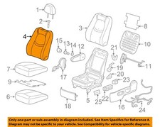 GM OEM 08-11 HHR Seats Tracks Front Seat Comp...