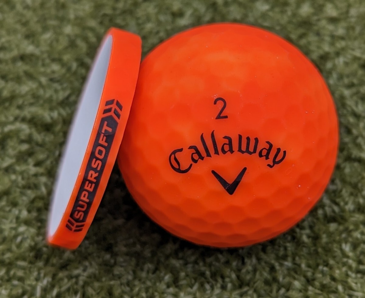 g*5様 Marker comp30 Callaway Supersoft Golf Ball Marker Cross Section Matte Orange | eBay
