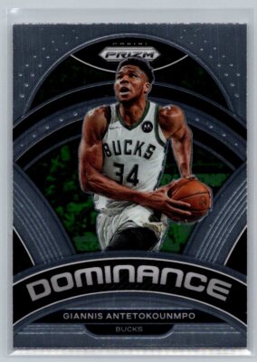 22-23 Panini Prizm Dominance Insert #21 Giannis Antetokounmpo
