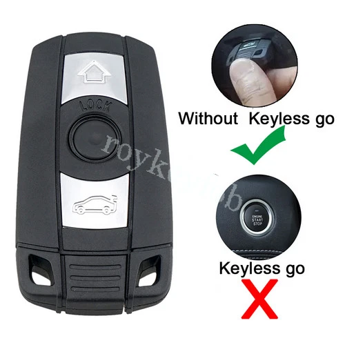 Mando a distancia inteligente de repuesto para BMW 1 3 5 6 Series M3 M5 M6 X1 X5 X6 Z4 Foto 2 de 4