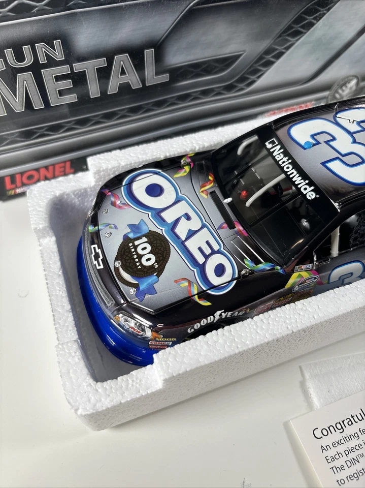 Tony Stewart #33 Ritz Oreo 100 cumpleaños 2012 Impala Gunmetal raro nuevo 1 de 133 Foto 2 de 4