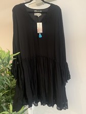 Black Long Sleeve Rayon Dress By Johnny Was *SALE* Size S