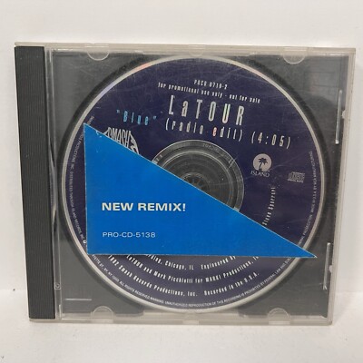 LATOUR Blue DJ Promo CD Single 1992 Smash Records PRO-CD-5138