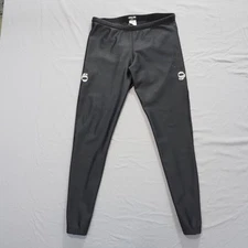 Pearl Izumi Pants Mens Large Black Cycling Running Softshell Drawstring Zippers