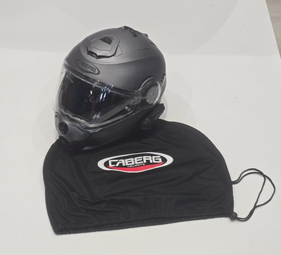 Caberg Droid Klapphelm Grau Matt inkl. Tasche & Sprechanlage | Größe M