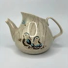Vtg Red Wing Bob White Quail Pottery Teapot MCM
