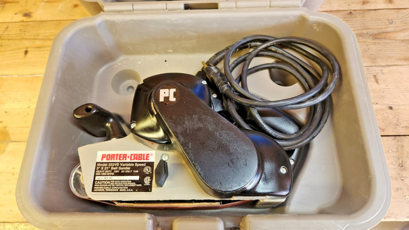 Porter-Cable 352VS Variable Speed 3" x 21" Belt Sander w/ Case & Dust Bag