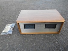 PHASE LINEAR Model 400 sterewo amplifier with factory wood cabinet   MINTY