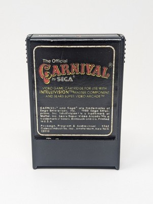 Carnival by SEGA (Intellivision, 1982) - Cart Only
