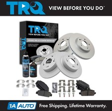 TRQ Front and Rear Ceramic Brake Pads & Rotors Kit Fits 2016-2018 Honda HR-V