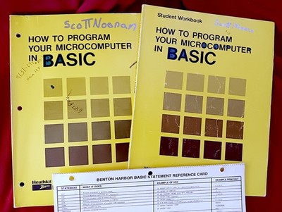 HOW TO PROGRAM YOUR MICROCOMPUTER IN BASIC Zenith Heathkit WORKBOOKS