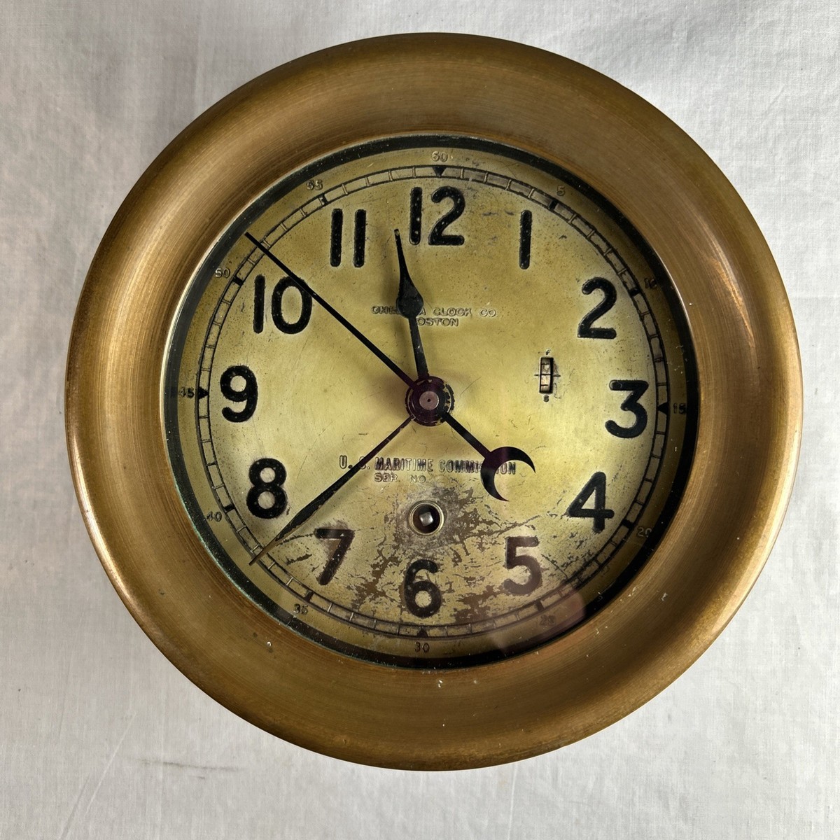 Antique WW1 NAVY ERA MARITIME CHELSEA CLOCK | eBay