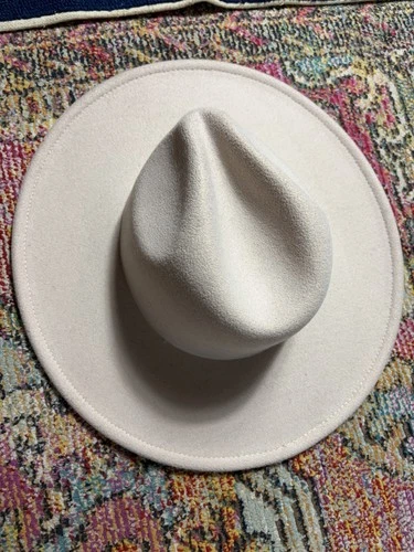 Free People Wyeth Wool Blend Rancher Women’s Hat PINK Western