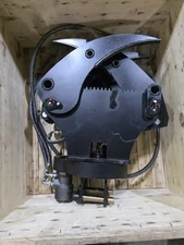 Mini Excavator Rotation Rotating Grapple Attach 2-3.5 Ton Excavator Wood Grabber