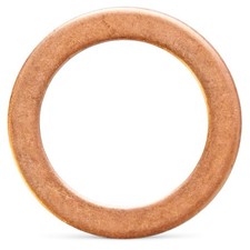 25 M18 Flat Copper THICK Sealing Washer 18mm ID 24mm OD 2.0mm Thickness 25 Pack