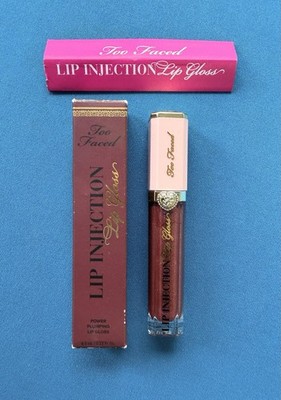 Too Faced Lip Injection Lip Gloss - Hot Love - .22 fl oz 6.2mL - New in Box