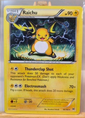RAICHU 49/162 TURBOSTART N/M POKEMON ENGLISH VINTAGE
