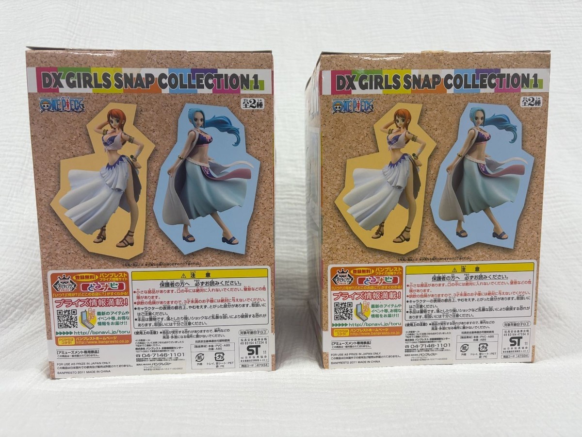 ONE PIECE DX GIRLS SNAP COLLECTION 1 Nami Nefertari Vivi Figure