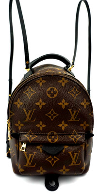 $2770 Retail Authentic LOUIS VUITTON Monogram Palm Springs MINI Backpack M44873