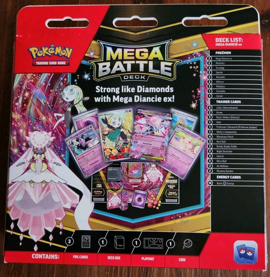 Pokémon TCG Mega Battle Deck Mega Diancie Ex ENGLISH - Image 2 of 2