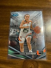 2022-23 Bowman University Best #66 Hanna Cavinder Miami Hurricanes