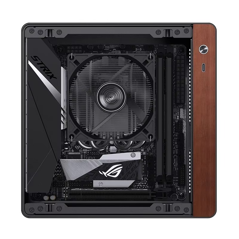 PCケース(自作PC用) JONSBO NV10 JONSBO NV10 ITX Mini Aluminum PC Case 1U FLEX PSU Support Small