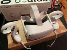 Meta Oculus Quest 2 - 64GB All-in-one VR Headset & Controllers - Nice Condition