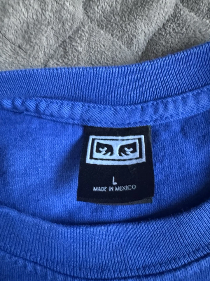 Blue Obey T-Shirt Size L - Image 3 of 3