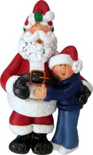Santa's Sweetie Male Child Personalized Christmas Tree Ornament