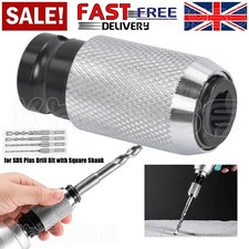 Impact Wrench For 1/2" Converts To SDS PLUS Converter Adapter Drills Rotary Tool