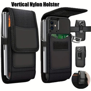 Case de poche pour téléphone Holster W/ Ceinture iPhone 17 16 15 14 13 12 11 Pro Max
