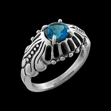 Topaz Diamond Promise Ring Sterling Silver November Birthstone