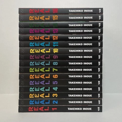 Real Manga Volumes 1-16 English New US Authentic Viz Media Takehiko Inoue