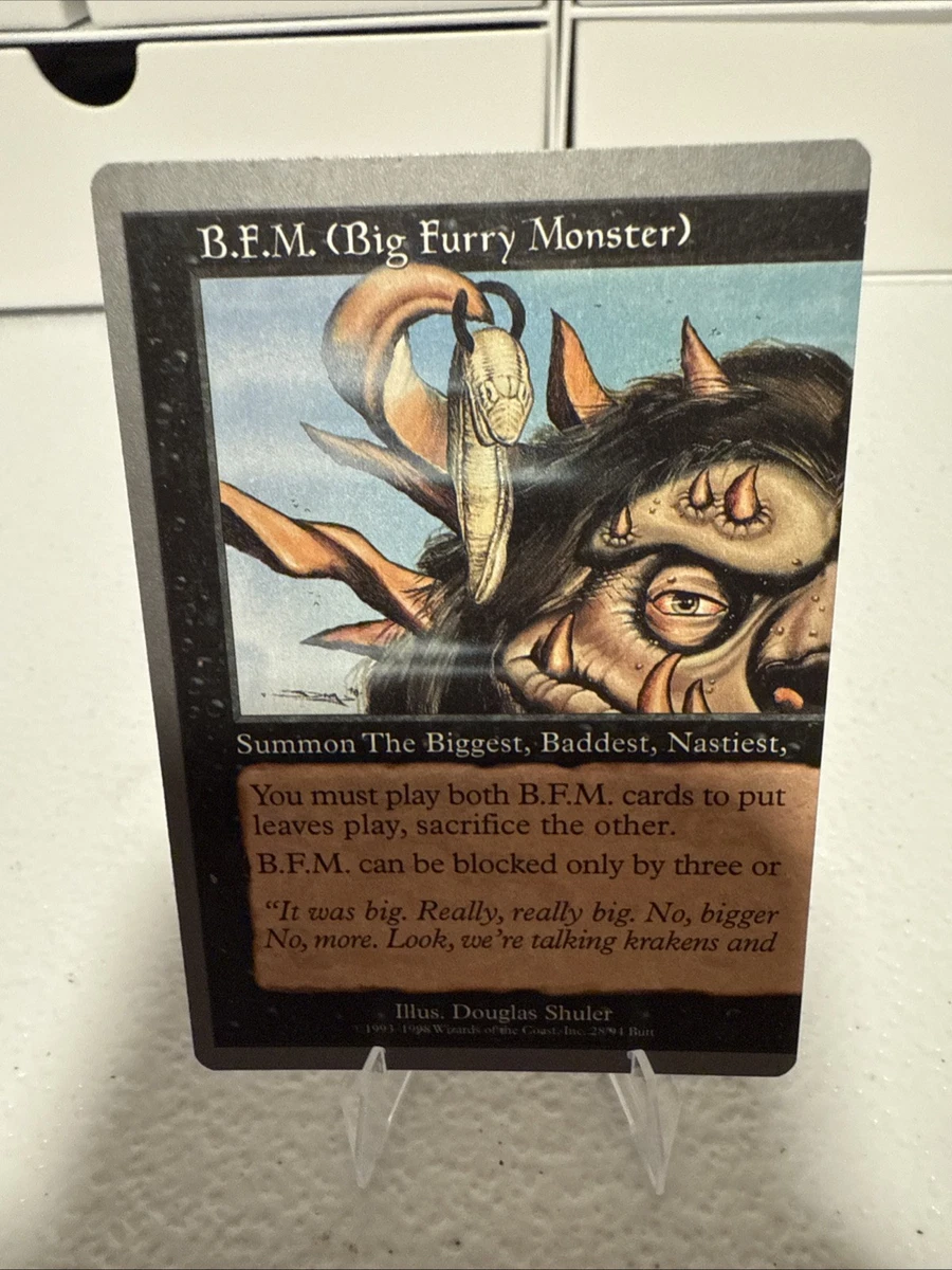 mtg bfm card B.F.M. (Big Furry Monster) (28/94) [Unglued] main image 1