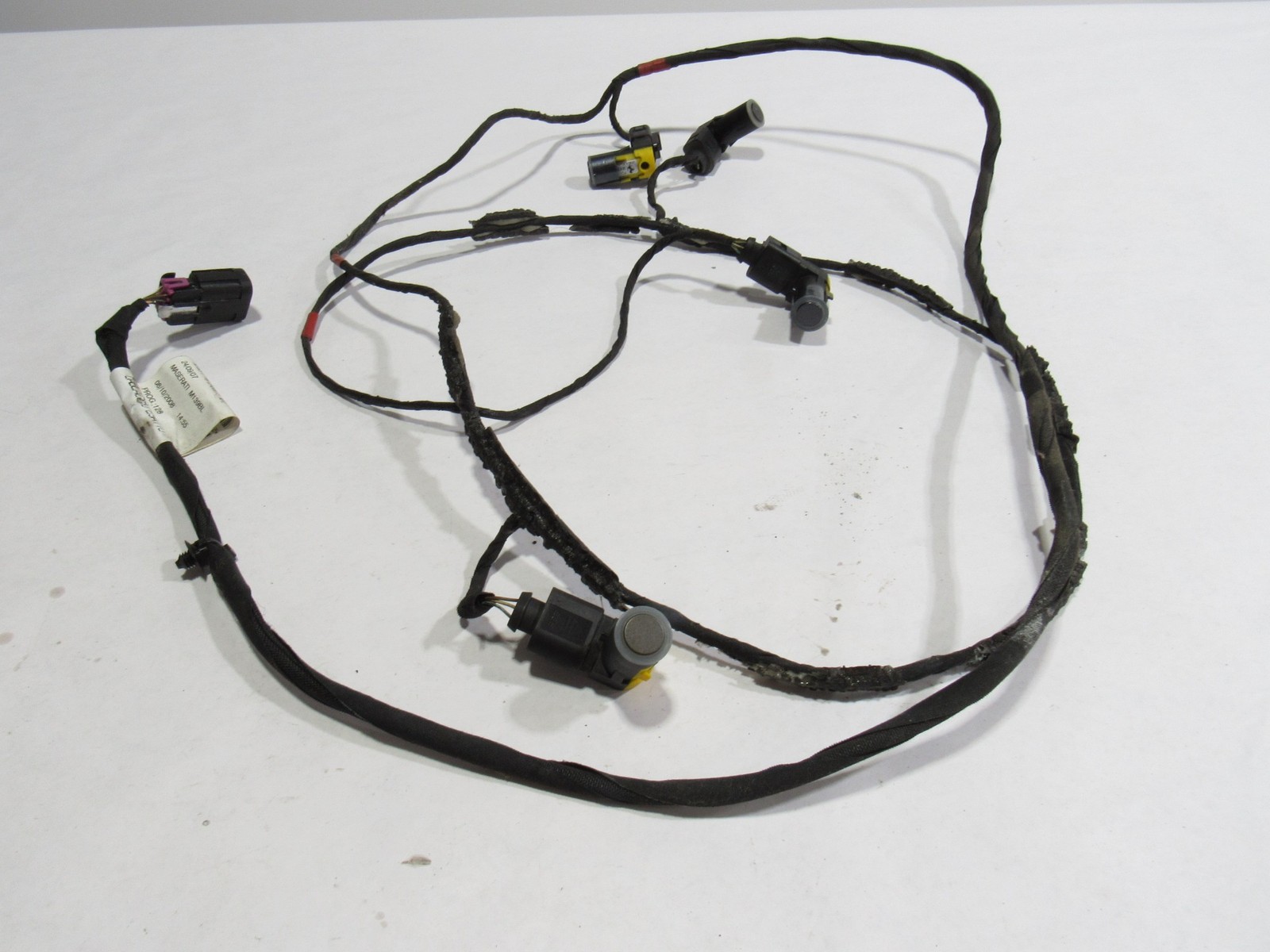 08-12 Maserati Granturismo S 2010 Front Bumper Parking Sensor Wire Harness Set Y