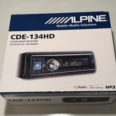 Alpine CDE-134HD CD/HD Radio Receiver USB: IPHONE/IPOD/MP3