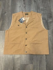 Wyoming Traders NWT Men’s Bronco Canvas Best 2XL Tall Tan READ C3