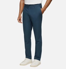 Banana Republic Men's Flat Front Slim Fit Pant Blue Size 38x34