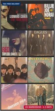 Vinyl Record Display Rack - 8 Pocket Clear Window Organizer for 12" LP Covers, O