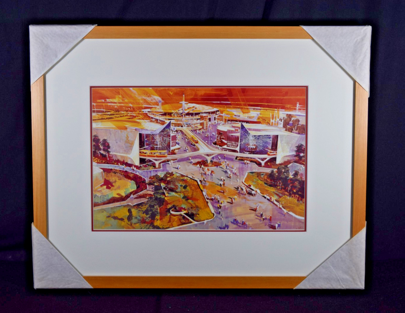 Disneyland Tomorrowland Entrance 1967 Concept Herb Ryman Disney Gallery Herbert