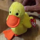 Ty Beanie Baby Quackers Duck Yellow Plush Vintage 1994 Recommended Age 3+
