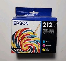 EPSON 212 Claria Ink Standard Capacity Color Combo Pack T212520-S 3 Pack