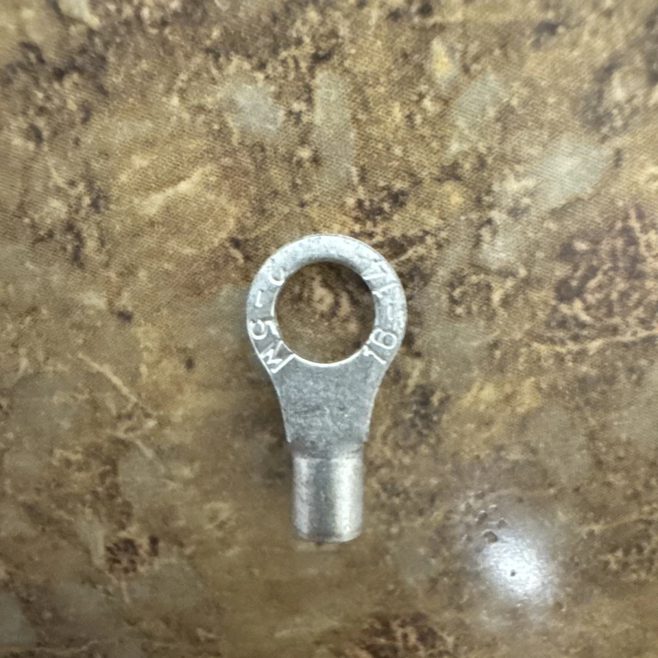 Ring Terminal, 16-14AWG, #10 Stud Size, Non Insulated, Brazed Seam, (1000PK NEW) - Image 3 of 4